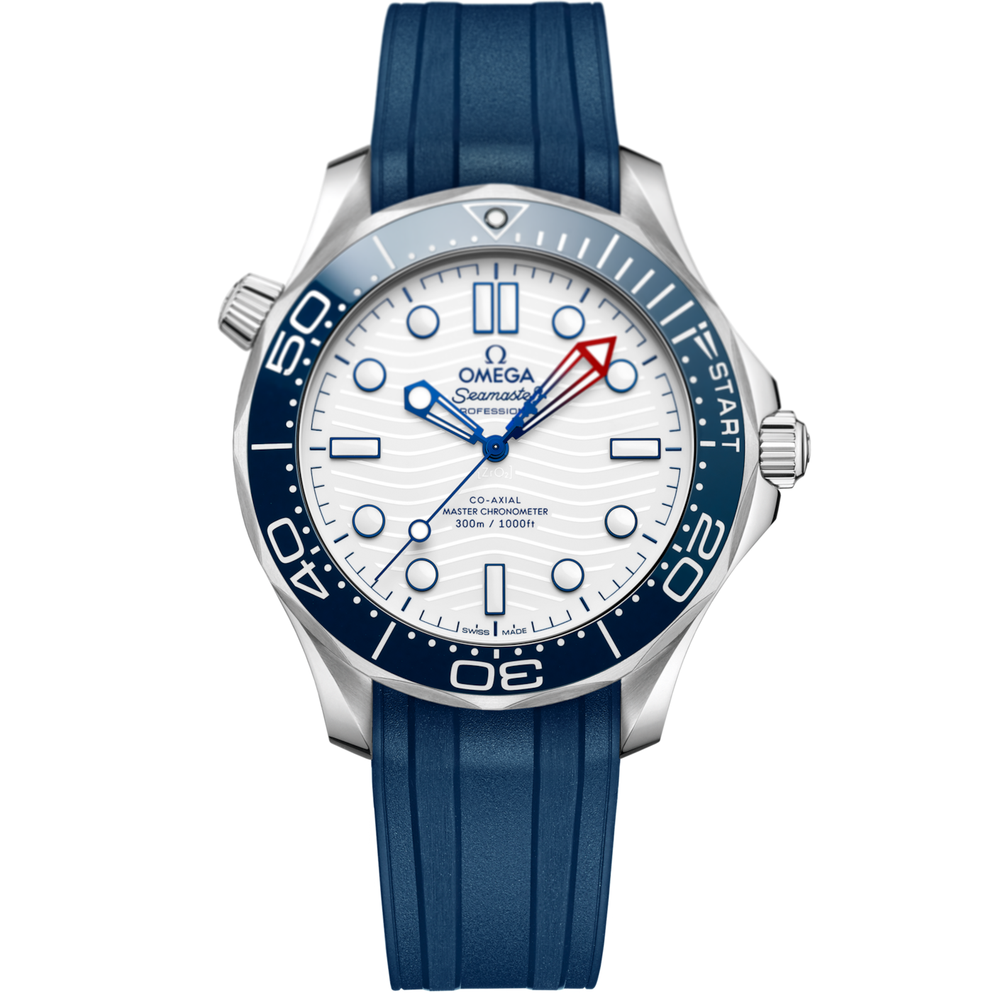 Seamaster Diver 300M America's Cup em Borracha